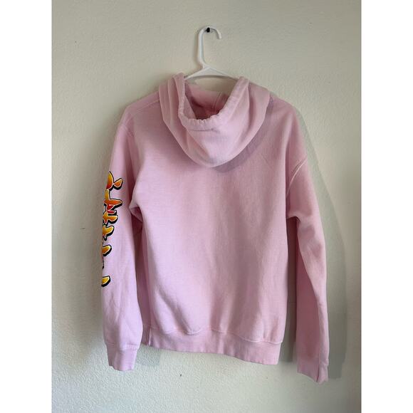 Naruto Shippuden Pink Long Sleeve Graphic Hoodie Size Men’s Small Anime - Picture 2 of 7